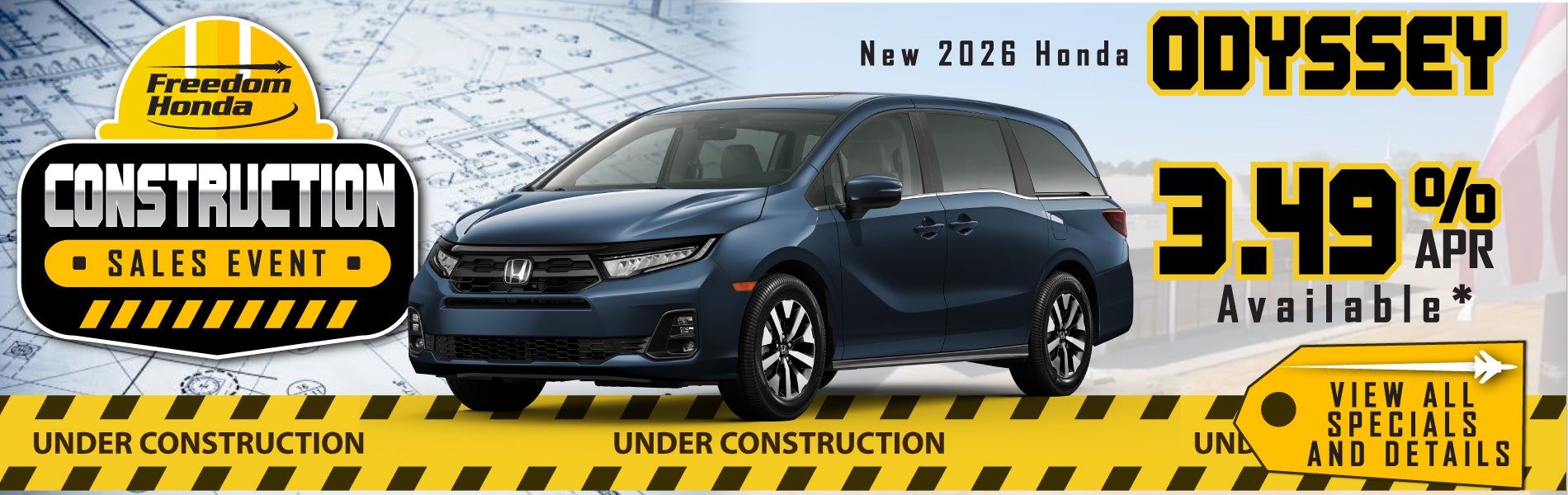 New 2026 Honda Odyssey Special near Columbia SC