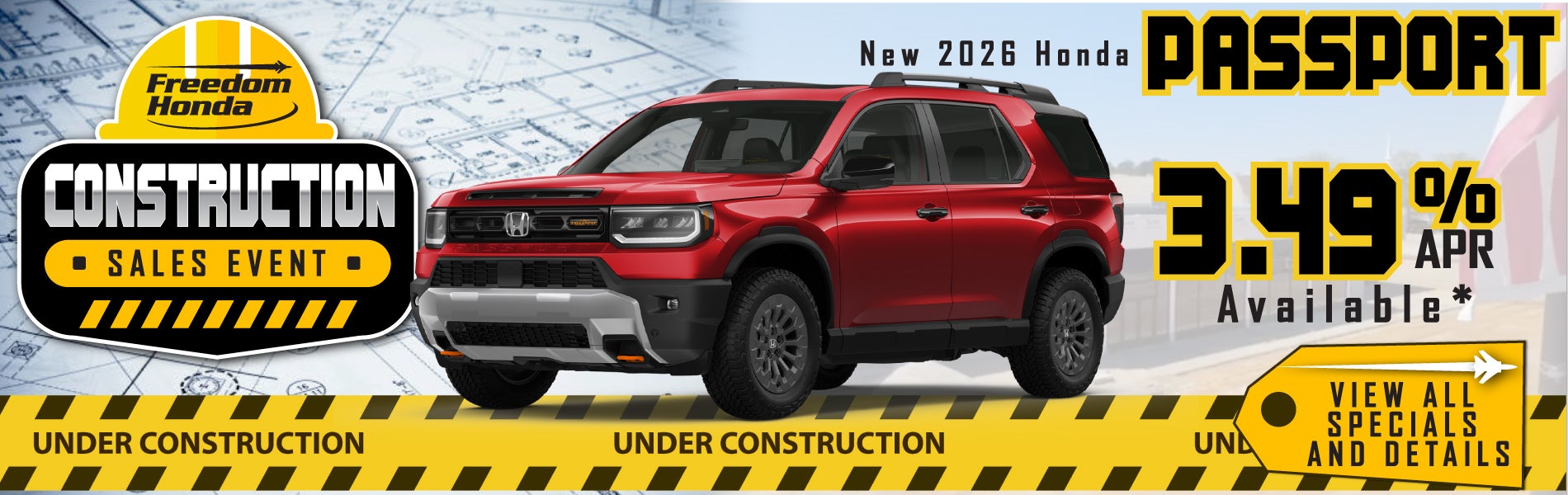 New 2026 Honda Passport Special near Columbia SC