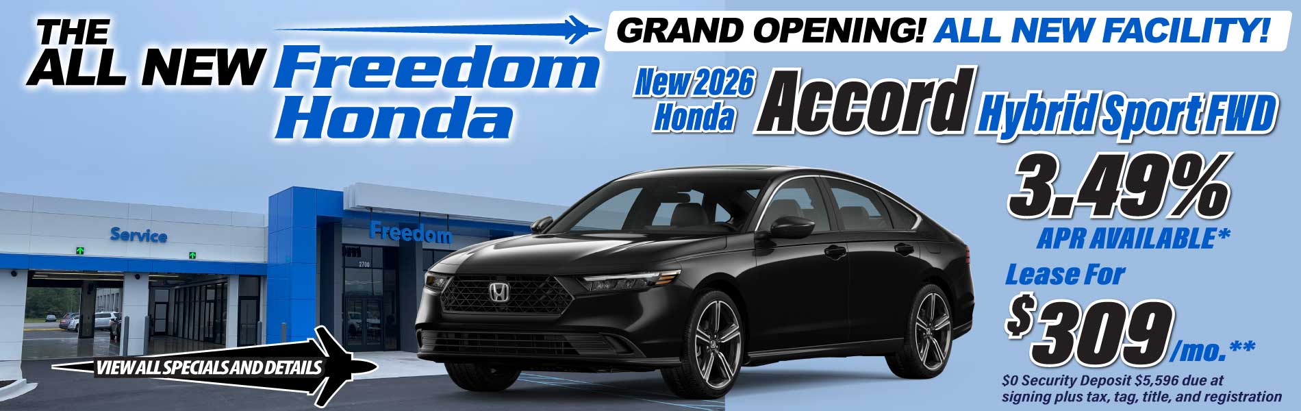 New 2026 Honda Accord Hybrid Sport Special