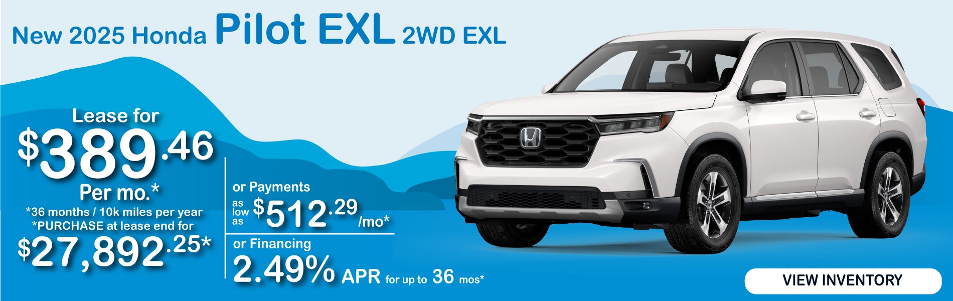 2025 Honda Pilot Offer