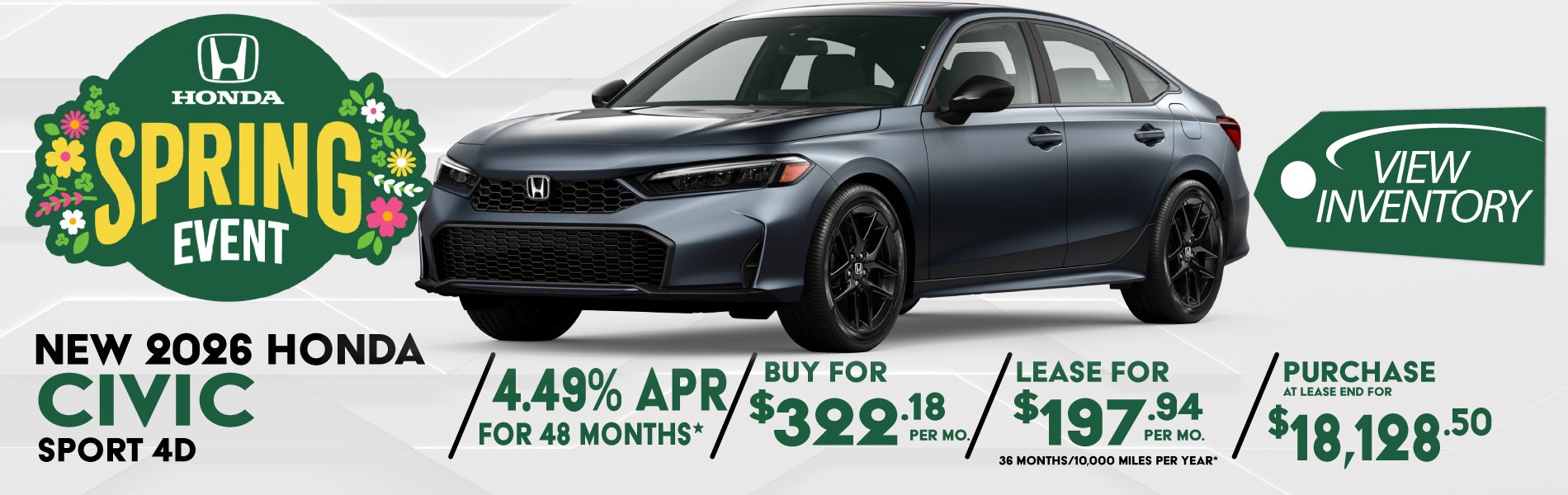 2026 Honda Civic offer