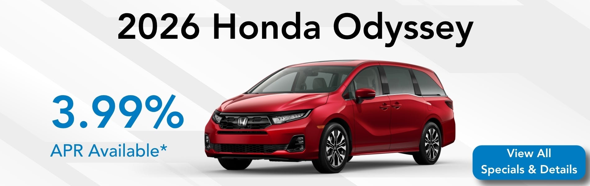 New 2026 Honda Odyssey Special near Columbia SC